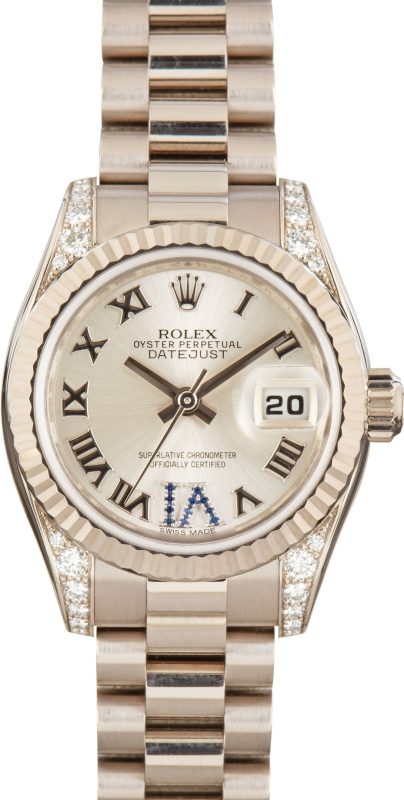 Clean Factory Super Clone Ladies Rolex Datejust 179239 White Gold