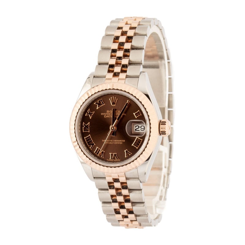 Clean Factory Super Clone Rolex Lady Datejust 28mm Steel Rose Gold