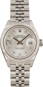 Clean Factory Super Clone Rolex Lady Datejust 279174 Silver Diamond