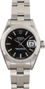 Super Clone Rolex Date 69160 Black Dial 26mm Clean Factory
