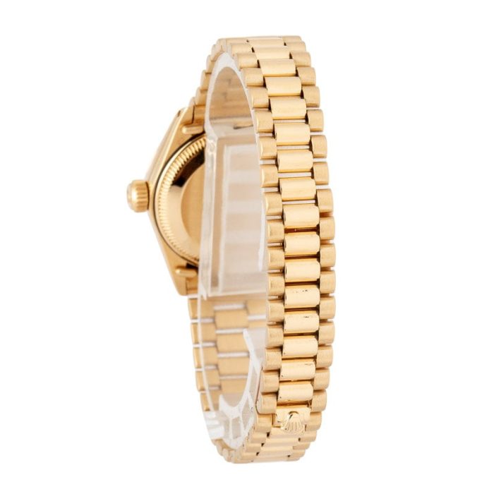 Super Clone Rolex Lady Datejust 6917 18K Gold AAA Replica - Image 4