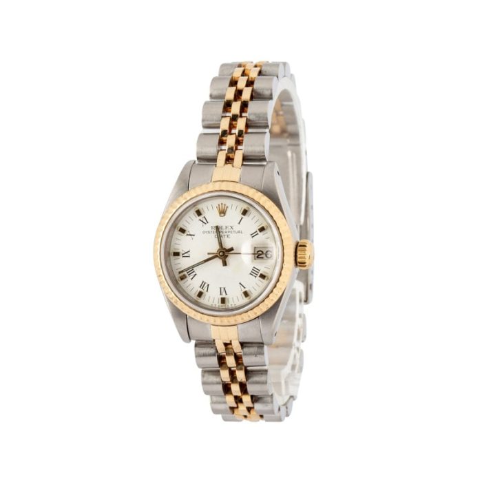 Clean Factory Super Clone Rolex Date 69173 Two-Tone 26MM - Image 3