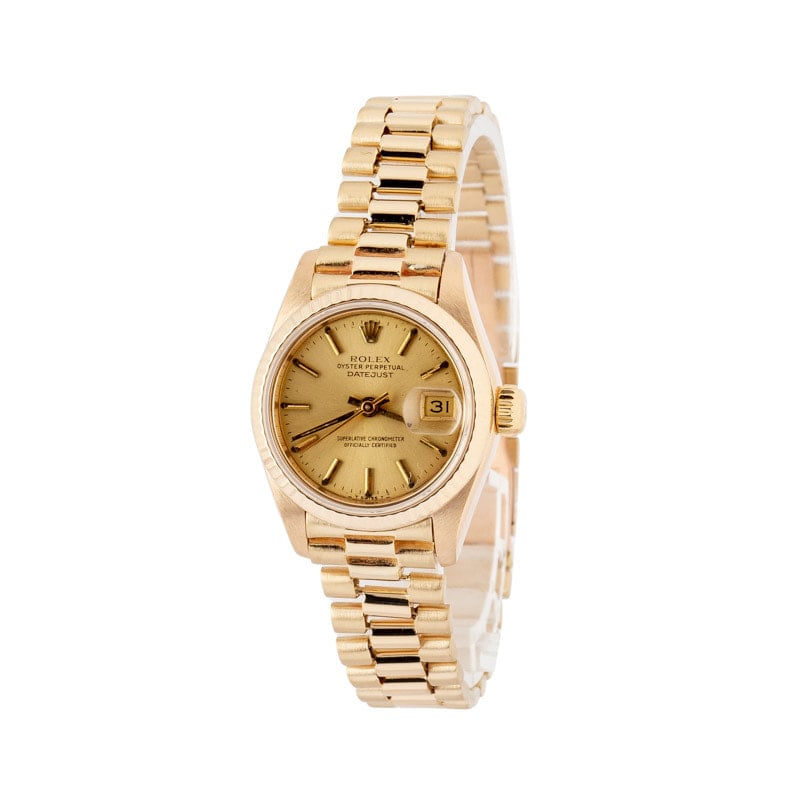 Clean Factory Super Clone Rolex Lady Datejust 69178 Champagne Dial