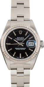 Clean Factory Super Clone Ladies Rolex Datejust 79174 Black Dial