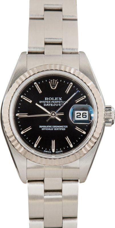Clean Factory Super Clone Ladies Rolex Datejust 79174 Black Dial