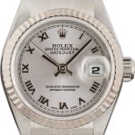 Clean Factory Super Clone Rolex Lady Datejust 79174 Silver Roman