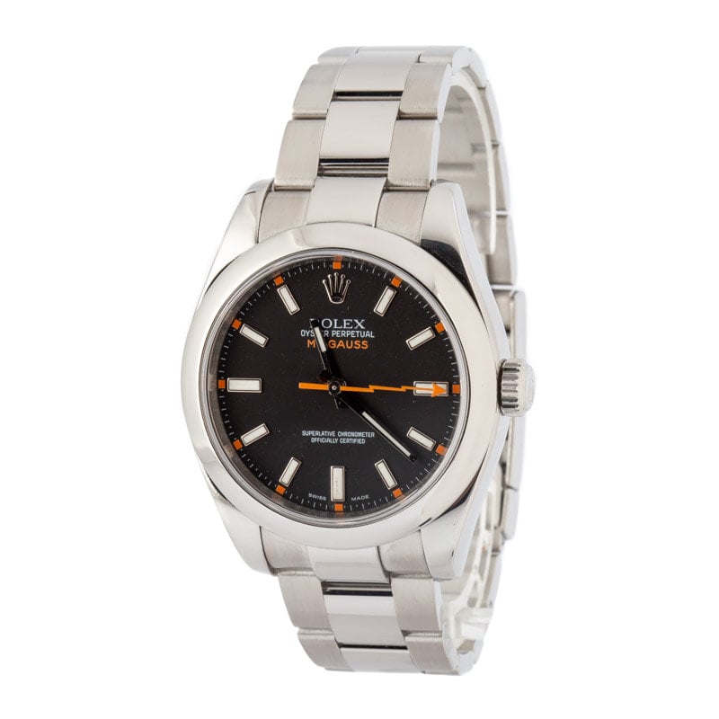 Super Clone Rolex Milgauss 116400 Black Dial Clean Factory