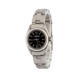 Clean Factory Super Clone Rolex Lady Oyster Perpetual 6718 Black Dial - Image 3