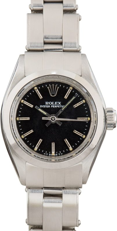 Clean Factory Super Clone Rolex Lady Oyster Perpetual 6718 Black Dial