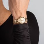 Super Clone Rolex Lady Oyster Perpetual 6719 Yellow Gold AAA - Image 5