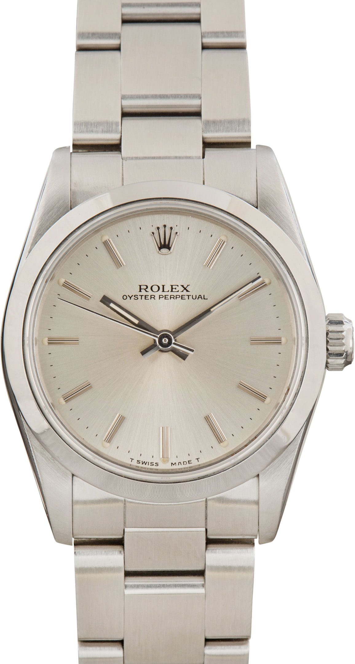 zUsed-Rolex-Oyster-Perpetual-31-67480-Silver-Index-Dial-SKU183732 Clean Factory Super Clone Rolex Oyster Perpetual 31mm Silver Dial - Image 1
