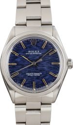 Super Clone Rolex Oyster Perpetual 34 Blue Dial 1002 Stainless Steel