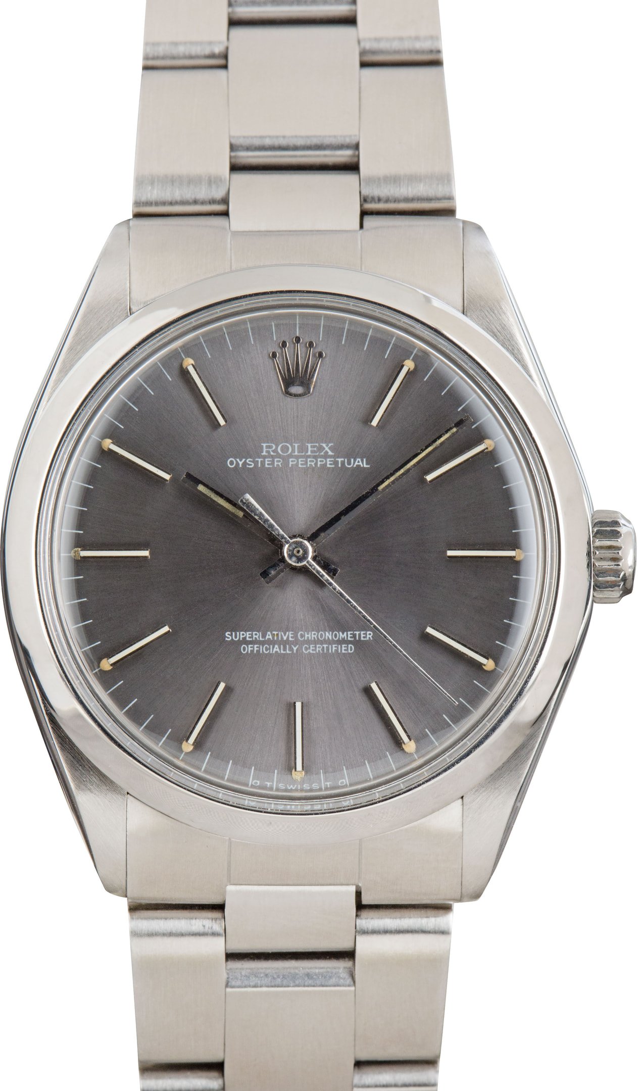 zUsed-Rolex-Oyster-Perpetual-34-1002-Slate-Dial-SKU175695 Clean Factory Super Clone Rolex Oyster Perpetual 34 Ref 1002 Slate - Image 1