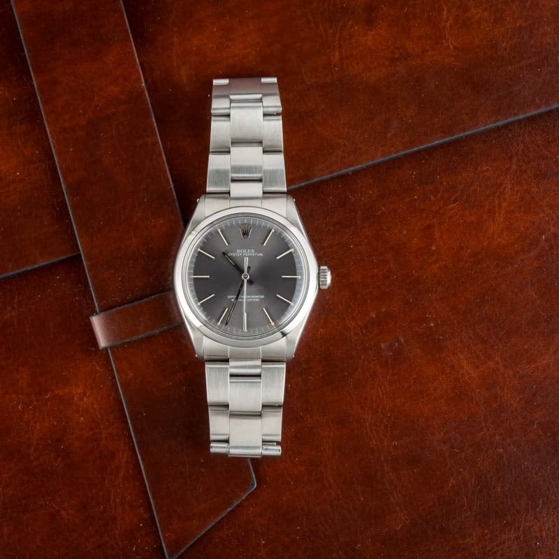 Clean Factory Super Clone Rolex Oyster Perpetual 34 Ref 1002 Slate
