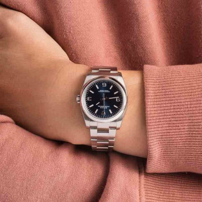 Clean Factory Super Clone Rolex Oyster Perpetual 36 Ref 116000 Blue Dial - Image 5