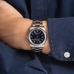 Clean Factory Super Clone Rolex Oyster Perpetual 116000 Blue Arabic Dial - Image 5