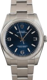 Clean Factory Super Clone Rolex Oyster Perpetual 116000 Blue Arabic Dial