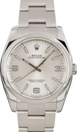 Clean Factory Super Clone Rolex Oyster Perpetual 36mm 116000 Silver Arabic Dial