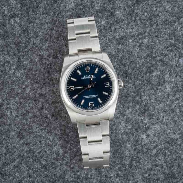 Clean Factory Super Clone Rolex Oyster Perpetual 36 Ref 116000 Blue Dial - Image 6