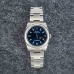 Clean Factory Super Clone Rolex Oyster Perpetual 116000 Blue Arabic Dial - Image 6