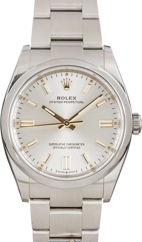 Clean Factory Super Clone Rolex Oyster Perpetual 36mm Silver Dial
