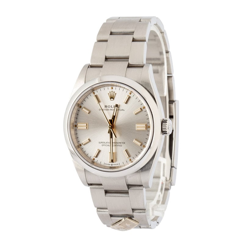 Clean Factory Super Clone Rolex Oyster Perpetual 36mm Silver Dial