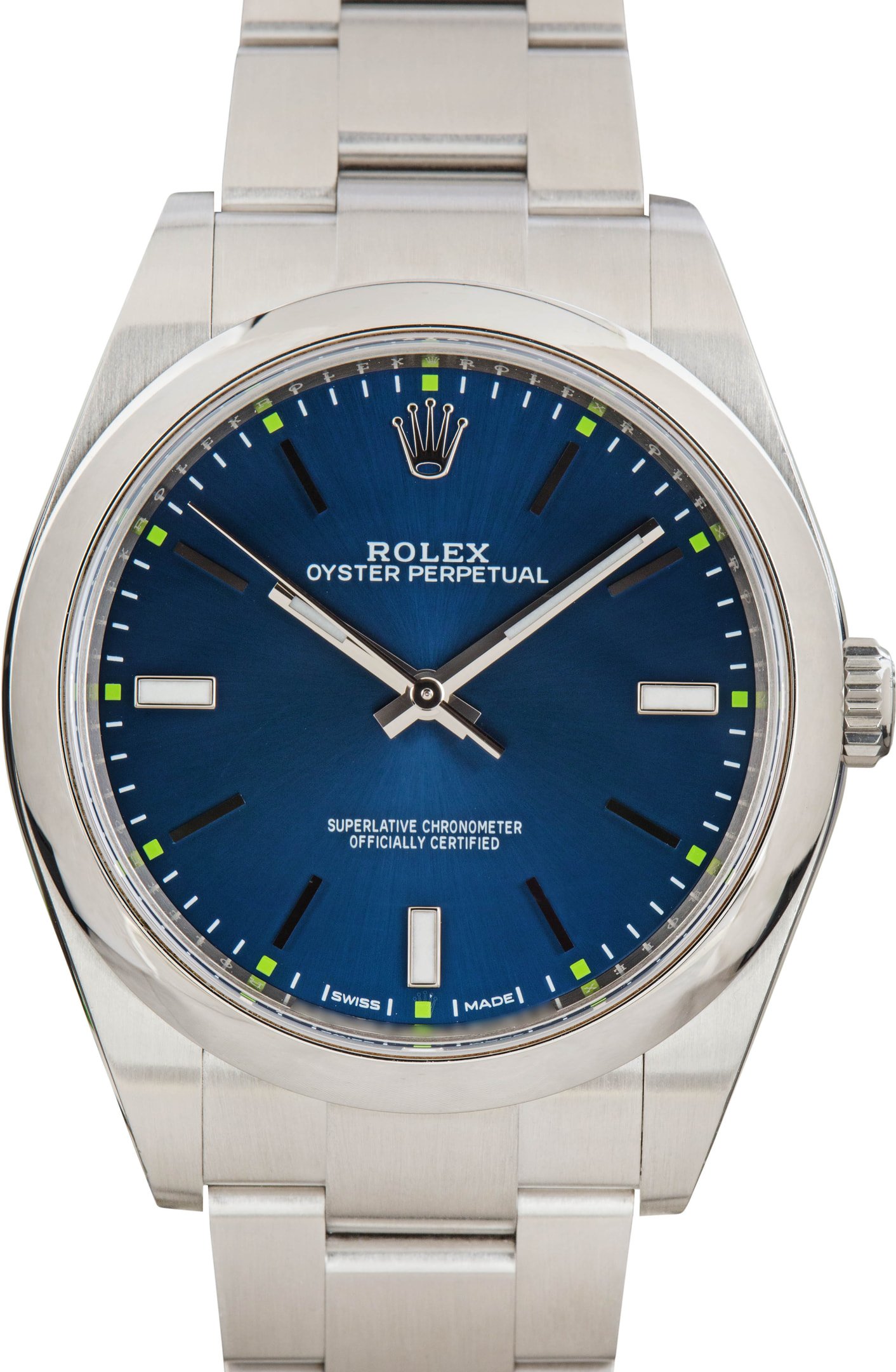 zUsed-Rolex-Oyster-Perpetual-39-114300-Blue-Dial-SKU183511-PL Clean Factory Super Clone Rolex Oyster Perpetual 114300 Blue Dial - Image 1