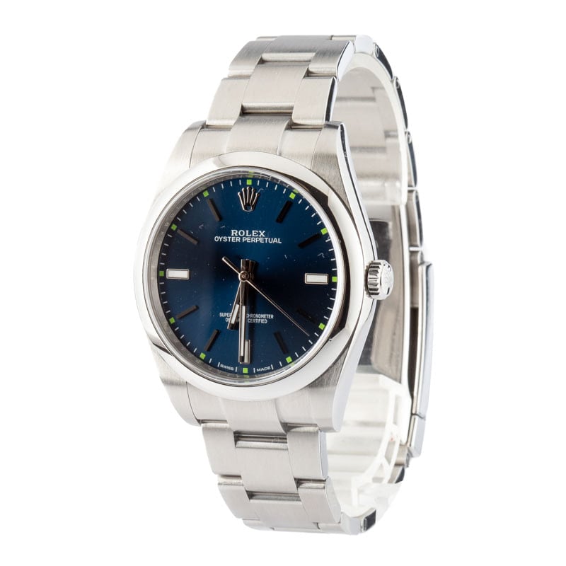 Clean Factory Super Clone Rolex Oyster Perpetual 114300 Blue Dial