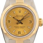 Clean Factory Super Clone Rolex Oyster Perpetual 67183 Champagne Dial