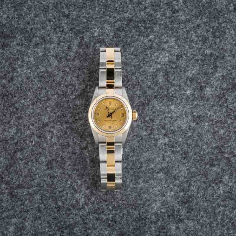 Clean Factory Super Clone Rolex Oyster Perpetual 67183 Champagne Dial