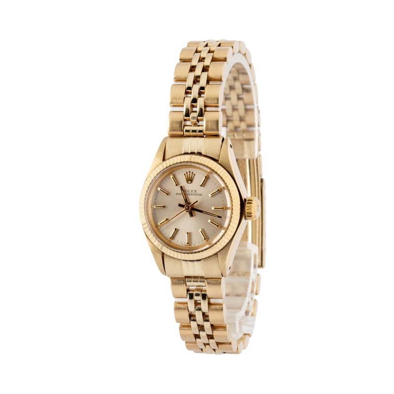 Clean Factory Super Clone Rolex Ladies Oyster Perpetual 6719 Gold