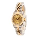 Super Clone Rolex Lady Oyster 67193 Champagne Diamond 24mm - Image 3