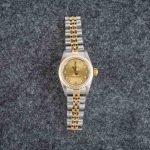 Super Clone Rolex Lady Oyster 67193 Champagne Diamond 24mm - Image 5
