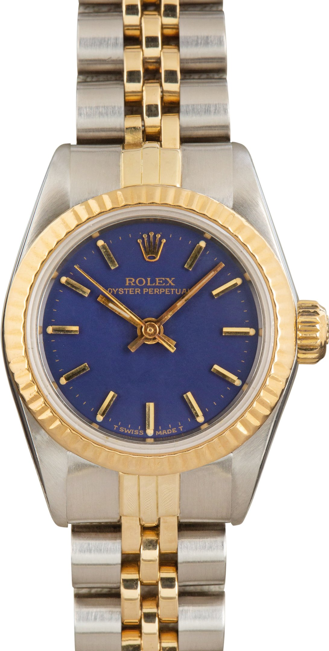 zUsed-Rolex-Oyster-Perpetual-67193-SKU170780 Clean Factory Super Clone Rolex Oyster Perpetual 67193 Blue Dial - Image 1
