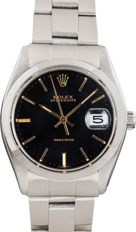 Clean Factory Super Clone Rolex OysterDate 6694 Black Dial AAA