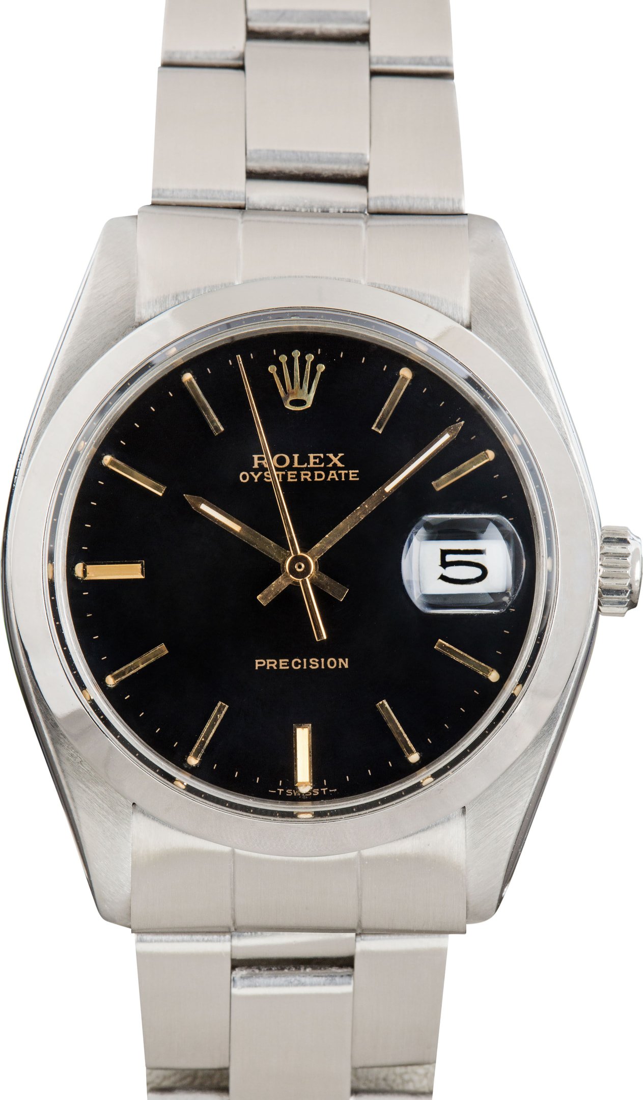 zUsed-Rolex-OysterDate-6694-Black-Dial-SKU182675 Clean Factory Super Clone Rolex OysterDate 6694 Black Dial AAA - Image 1