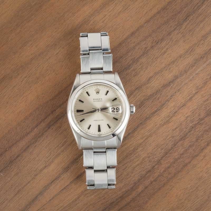 Clean Factory Super Clone Rolex OysterDate 6694 Silver Dial 34MM