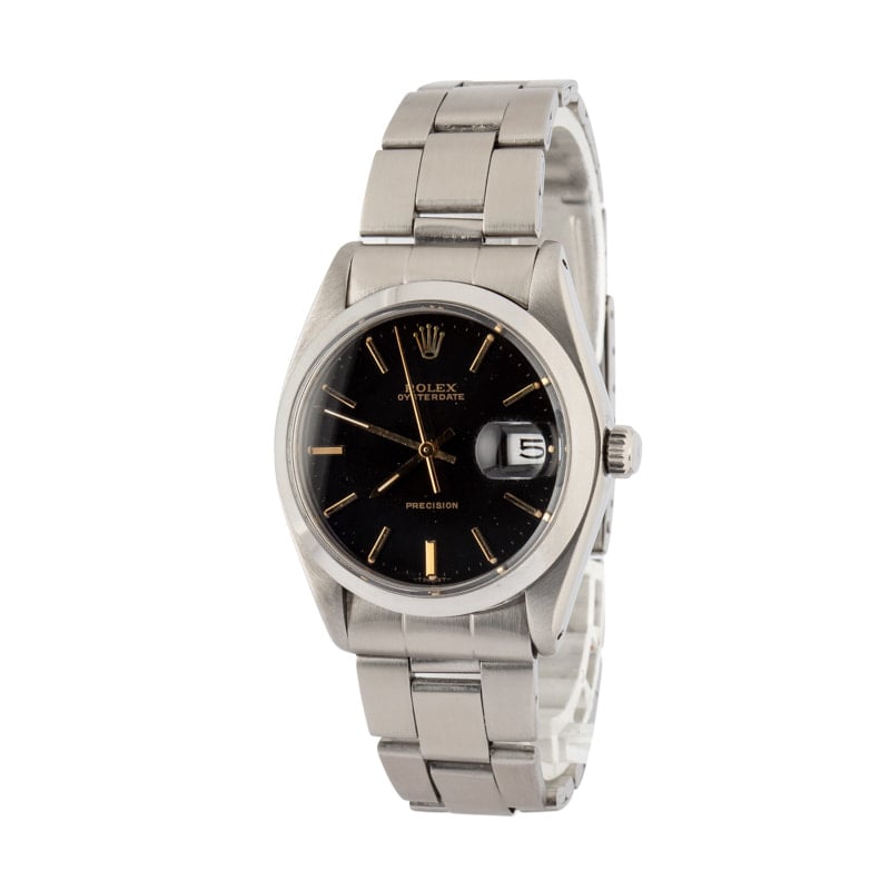 Clean Factory Super Clone Rolex OysterDate 6694 Black Dial AAA