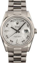 Clean Factory Super Clone Rolex Day-Date 36 Meteorite Diamond Dial