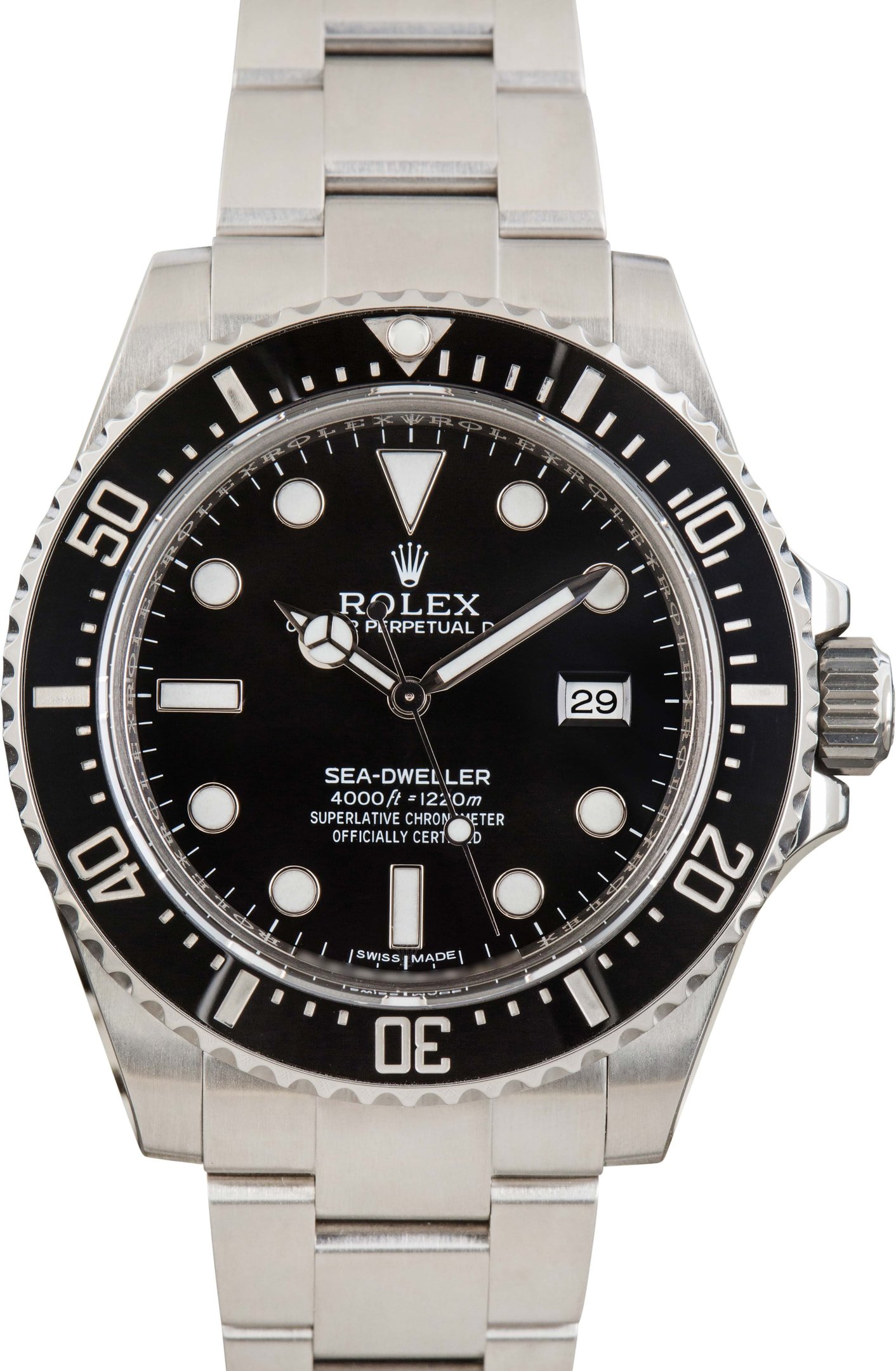 zUsed-Rolex-Sea-Dweller-116600-Black-Dial-SKU181884 Clean Factory Super Clone Rolex Sea-Dweller 116600 Ceramic Bezel - Image 1