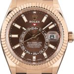 Clean Factory Super Clone Rolex Sky-Dweller 326235 Rose Gold