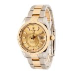 Super Clone Rolex Sky-Dweller 326933 Steel Gold Champagne Dial - Image 3