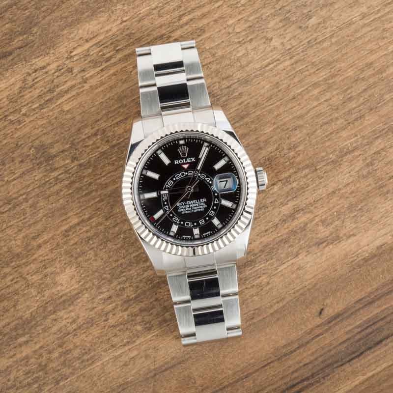 Super Clone Rolex Sky-Dweller 326934 Black Dial Clean Factory