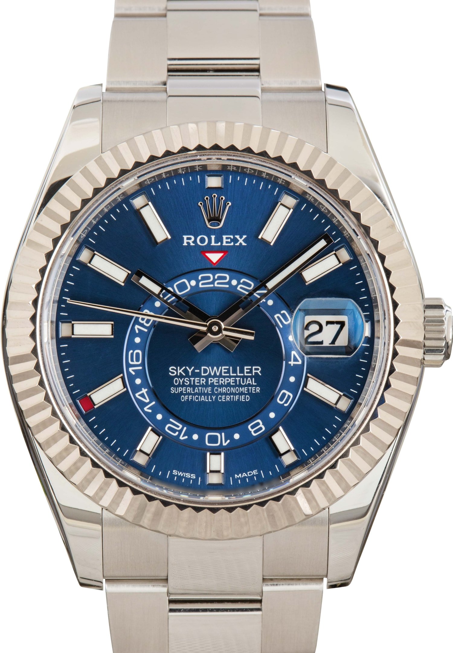 zUsed-Rolex-Sky-Dweller-326934-SKU181815 Super Clone Rolex Sky-Dweller 326934 Blue Clean Factory AAA - Image 1
