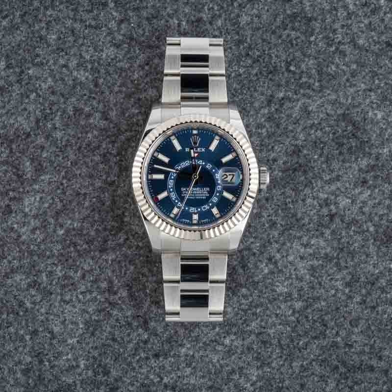 Super Clone Rolex Sky-Dweller 326934 Blue Clean Factory AAA