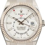 Super Clone Rolex Sky-Dweller 42MM White Dial Clean Factory AAA