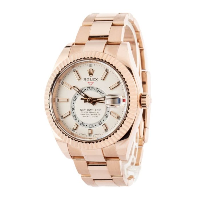 Clean Factory Super Clone Rolex Sky-Dweller 326935 Rose Gold - Image 3