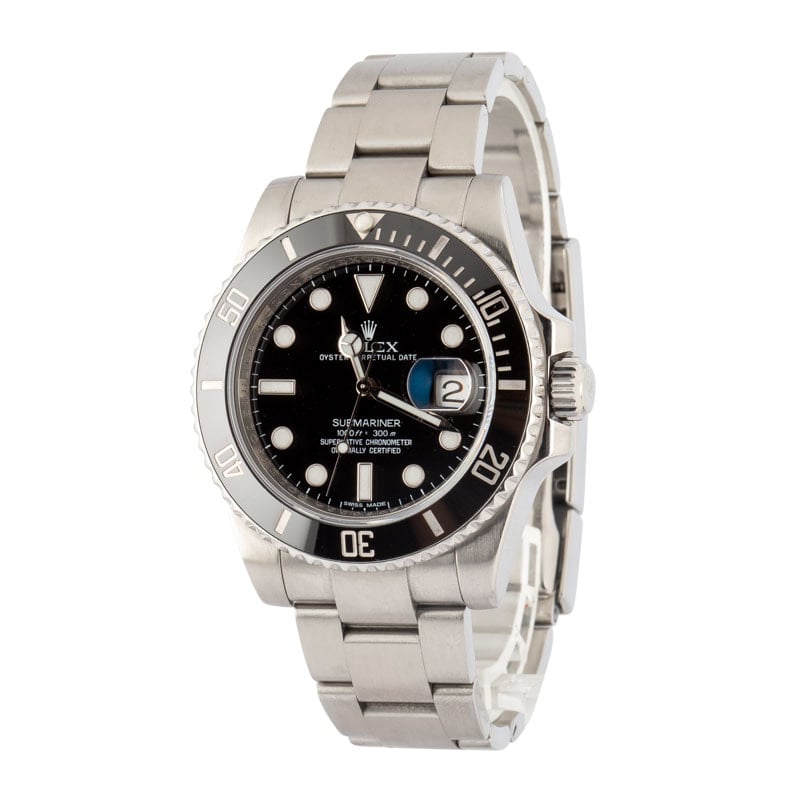 Clean Factory Super Clone Rolex Submariner 116610 Black Steel