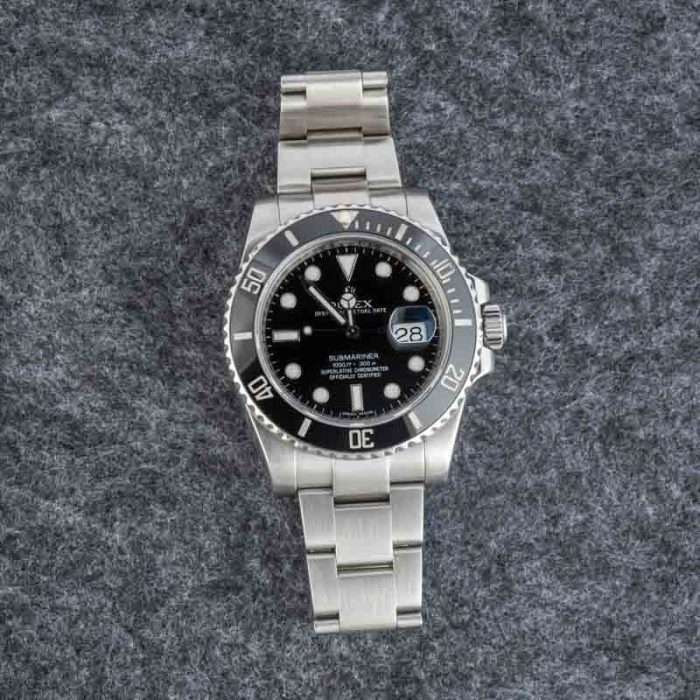 Clean Factory Super Clone Rolex Submariner 116610 Black Steel - Image 6