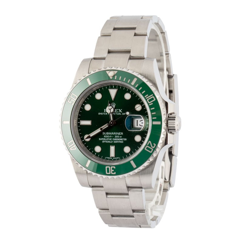 Clean Factory Super Clone Rolex Submariner Hulk 116610LV AAA Rep